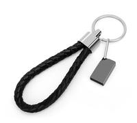 LEIZHAN Clé USB 3.0, Mini clé USB, Clé USB pour Voiture, Clé USB avec Porte-clés pour PC, Ordinateur Portable - 32 Go, Noir