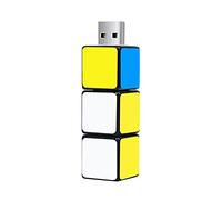 leizhan Clé USB 64 Go, Cle USB Unique, Clé USB en Forme de Magic Cube, Cle USB Personnalisée, Fantaisie Clef USB, Flash Drive Stockage Mémoire Stick, Cadeau Personnalisé Femme Homme