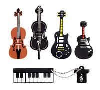 LEIZHAN Clé USB 8 Go en Forme d'Instrument de Musique Lot de 5 Mémoire Stick Idéal Cadeau pour Enfant