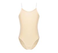 Lejafay Maillot De Gymnastique Rythmique Pour Filles Justaucorps Nu Body De Ballet Maillot Danse Classique Sans Manches Sousvêtements Costume Danseuse Ballet Nu 11-12 ans