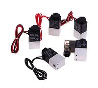 LEJDI Électrovanne DC 12V 24V 110V 220V 380V, 1/8 ", 2 Voies, vannes pneumatiques à Action directe normalement Ouvertes for l'eau, l'air et Le gaz(380v)