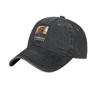LEJDI Singer Rock Star - Casquette de Baseball réglable, 100% Coton, pour Hommes et Femmes, Chapeau de Papa en Denim délavé, Unisexe