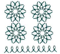 Lejelyma 50Pcs Garden Clips, Large Support Weather-Resistant Plastic Plant Clips, Easy to Use for Stems, Flowers, Vines, Vegetables