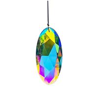 Lejelyma Catcher Solaire, Prismes de Cristaux de 3, 5x1, 8 Pouces, Cristaux Suspendus colorés, décoration intérieure pour l'intérieur, extérieur