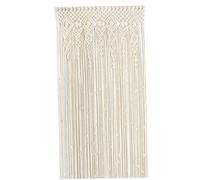 Lejelyma Rideaux Boho Rideaux de Macrame tissé en Coton 35x71 Pouces Rideau de chaîne Suspendue décorative bisho-Rideau diviseur Salle Boho pour Placard Porte fenêtre, Pas Canne