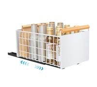 Lejelyma Tiroirs de Traction adhésifs pour armoires Organisateur de Cabinet Robuste Dusineurs d'armoire à Glissement avec Plateau vidange Amovible Rangement Garde-Manger Coulissant Lisse