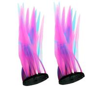 LejeMaek 2pcs décorations de réservoir de Poisson, décoration d'aquarium Plantes Corail Brillantes, Accessoires réservoir pêche en Silicone Doux en Silicone Doux pour Le Paysage d'aquarium du Bureau
