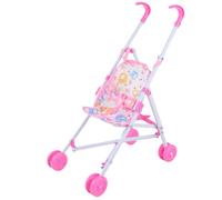 LejeMaek Baby Doll Doller Soft Grip Pandle Doll Pram Pliant Baby Poussette pour poupées avec Un Jouet de Harnais de sécurité