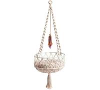 LejeMaek Cat Swing, 49 inch Hanging Cat Bed with Cotton Mat, Boho Style Cat Hammock with Tassel, Space Saving Cat Hammock Bed for Sleeping, Playing, and Lounging Hanging Cat Bed