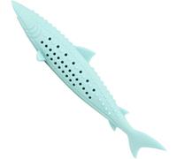 LejeMaek Catnip Toy pour Chats 6.1x1 '' Refipillable Catnip Fish Shape Cat Toy Facile to Wash Cat Demains Nettoyage avec des Trous de Ventilation pour Les Jouets Verts en Relief Amusant et Ennui