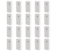 LejeMaek Dents de Animaux de Compagnie broyant la Pierre des piqûres Lave Hamster Naturel Pierre Bloc Calcium minéral mâcher des Petits Animaux Chinchilla 20pcsssmall