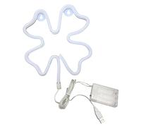 LejeMaek Saint-Patrick's Day Light Shamrock Window Light Irish Lighted Window Decor for Party Not Battery St. Patrick's Day