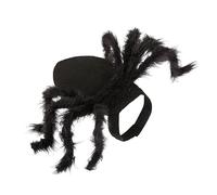 LejeMaek Spider Cat Costume Ajustement Spider Halloween Pet Neck Wear Puppy Harness Vêtements pour Halloween Festival Cosplay Party Black S 1PC