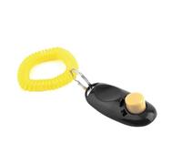 LejeMaek Traine de Chien Clicker Training Training Clicker Big Button Clicker Dispositif avec Bracelet de Poignet (Noir)