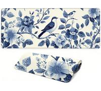 Lejnlnng Animaux Tapis de Souris Gaming XXL 160x80cm -JL2956 | Blanc Non-Slip and Waterproof Desk Mat pour la Précision et Coutures sur Les Bords pour Gamer, Personnel de Bureau