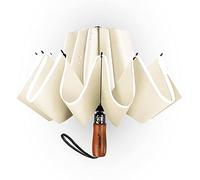 Lejorain Grand parapluie inversé - Coupe-vent - Pliable - 127 cm - Avec bande réfléchissante de sécurité