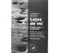 Lejos De Mí - [Livre en VO] Rosset, Clément (Auteur)