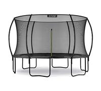 LeJump Trampoline 235/305/366cm Grand Extérieur Orange de Jardin avec Filet de sécurité et Tapis de Saut Trampoline Haut de Gamme pour Enfants (366CM-Noir)