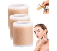 Lejuv Lot de 3 patchs en silicone pour le visage, patchs de beauté de nuit pour rides et scars, bandes de scarification en silicone, bandes de cicatrice, autocollants de démoulage pour la peau