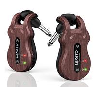 LEKATO 5.8Ghz Guitare Transmetteur sans fil Récepteur Système de guitare sans fil Rechargeable Audio numérique Guitare Système de basse Guitare sans fil Cordon de guitare Basse