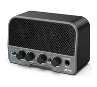 LEKATO Mini amplificateur de guitare électrique portable 2 x 5 W alimenté par piles avec effets Clean/Overdriver, Bluetooth 5.0, petit ampli pour la pratique quotidienne et les fêtes musicales (noir)