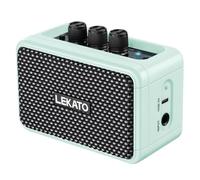 LEKATO Mini amplificateur de guitare électrique rechargeable 5 W avec effets Clean/Overdriver, Bluetooth 5.0, amplificateur de guitare d'entraînement portable pour exercices à domicile et fête