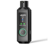 LEKATO P16 Récepteur Bluetooth XLR, Audio Mono/stéréo, autonomie 15 h, pour systèmes PA, DJ et mixeurs