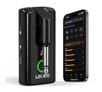 LEKATO PA-5 Mini amplificateur de casque de guitare multi-effets contrôlés par application avec 8 modules, 18 amplificateurs, 20 IRs, fonction de charge infrarouge, pratique silencieuse