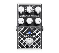 LEKATO Pédale d'effets de préampli numérique pour guitare électrique 9 modèles de préampli avec égaliseur à 3 bandes