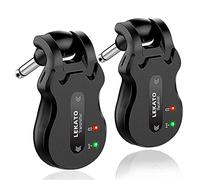 LEKATO Système de guitare sans fil 5,8 GHz 4 canaux récepteur émetteur de guitare numérique