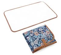 Lekebaby Matelas à langer pliable pour bébé, tapis à langer de voyage, tapis à langer portable, motif floral