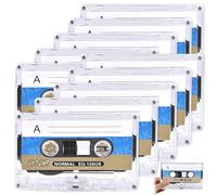 LEKEFETO Bandes vierges pour microcassettes: 10 pièces Audio Cassette Tapes, 60 minutes d'enregistrement, parfait pour les conférences et les séminaires - Enregistrement audio de haute qualité avec