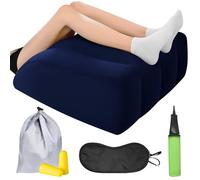 LEKEFETO Coussin gonflable de surélévation des jambes : coussin de surélévation des jambes, coussin cale pour dormir, coussin cale pour les jambes, les genoux, améliorer la circulation sanguine,