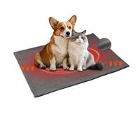 LEKEFETO Couverture auto-chauffante pour chats et chiens : 50 x 70 cm lit pour chat couverture auto-chauffante chat lavable amovible couverture pour chien moelleuse couverture chauffante sans