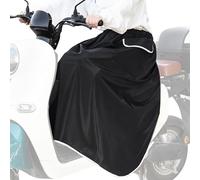 LEKEFETO Couverture de scooter d'hiver avec bandes réfléchissantes et sac, protection des jambes, protection contre les intempéries, protection contre le vent, protection d'hiver, tapis universel pour