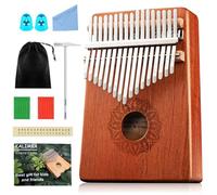 LEKEFETO Kalimba Piano à 17 touches : Instrument professionnel pour les doigts, piano, instrument de musique pour enfants, adultes et passionnés