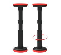 LEKEFETO Lot de 2 barres de support télescopiques réglables de 18 à 45 cm - Supporte jusqu'à 400 kg - Support télescopique pour armoire, canapé, armoires murales, armoires de salle de bain