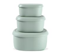 LEKEFETO Lot de 3 pièces de vaisselle pour micro-ondes avec couvercle : boîtes de conservation pour micro-ondes 260/480/900 ml, bol multi-usage pour micro-ondes et boîte à pain pour lave-vaisselle