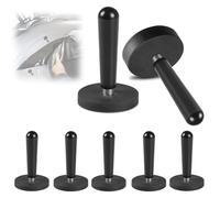 LEKEFETO Lot de 8 aimants de montage pour voiture : support magnétique d'emballage, aimant de montage, outil de film pour film, habillage de voiture, bricolage, film de voiture, noir