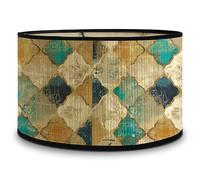 LEKEFETO Lumières de Lumières décoratives, abat-jour vintage, abat-jour tissé amovible pour lampe suspendue - Avoyages à lampes rustiques pour socket E27-30 x 20cm