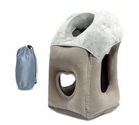 LEKEFETO Oreiller Voyage Gonflable Oreiller Cervical Oreiller Gonflable Oreiller Voyage Portable Oreiller Soutien Cervical Confortable Supporte Tête Menton Pourvoiture, L'avion, Camping, Train, Voyage
