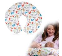 LEKEFETO Petit coussin d'allaitement, housse de coussin d'allaitement, housse de coussin d'allaitement en forme de U, coussin d'alimentation pour bébé pour l'allaitement et l'alimentation au biberon