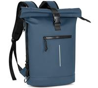 Lekeinchi Sac a Dos Etanche pour Femmes et Hommes, Grand Sac à Dos avec Compartiment pour Ordinateur Portable 17 Pouces, Elegant Sac à Dos Voyage pour Voyages, Travail, College - Bleu
