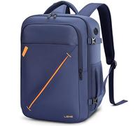 Lekesky Sac à Dos Cabine Ryanair 40x30x20, Extensible 24-30L, Bleu