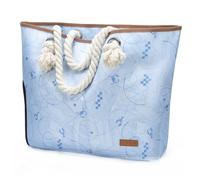 Lekespring Grand sac de plage pour femme avec fermeture éclair, sac de bain polyvalent XXL, sac de sauna, sac de voyage, sac de plage, Biologie marine, xxl