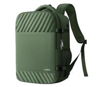 Lekespring Ryanair Sac à dos de voyage en cabine d'avion 40 x 20 x 25 cm pour femme 40 x 20 x 25 cm Sac à dos de voyage pour ordinateur portable 14 pouces Imperméable Sac de voyage pour travail, école