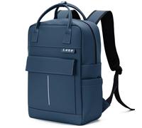 Lekespring Sac à dos imperméable pour femme et homme, sacs à dos en cuir pour ordinateur portable 15,6 pouces, grand sac à dos de voyage Rains, élégant sac de travail pour femme pour l'école