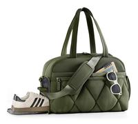 Lekespring Sac de voyage pour femme - Léger - Avec compartiment à chaussures - Sac de weekend - Sac de gym - Sac de clinique - Naissance - Sac d'hôpital - Sac de voyage pour avion, voyage, fitness