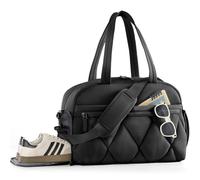 Lekespring Sac de voyage pour femme - Léger - Avec compartiment à chaussures - Sac de weekend - Sac de gym - Sac de clinique - Naissance - Sac d'hôpital - Sac de voyage pour avion, voyage, fitness