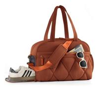 Lekespring Sac de voyage pour femme, sac de sport léger avec compartiment à chaussures, bagage à main, sac de gym, sac de clinique, sac de naissance, sac d'hôpital, sac de voyage pour avion, voyage